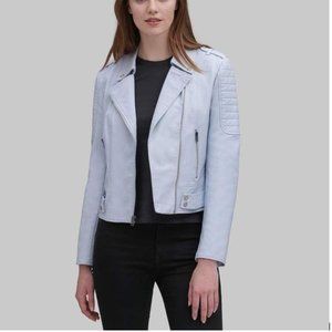 🌹🆕🌹 NWT Marc New York Leanne Faux Leather Moto Jacket, size S